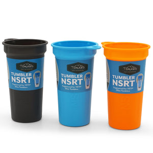 3 Pack Tumbler NSRT Gray, Blue, Orange
