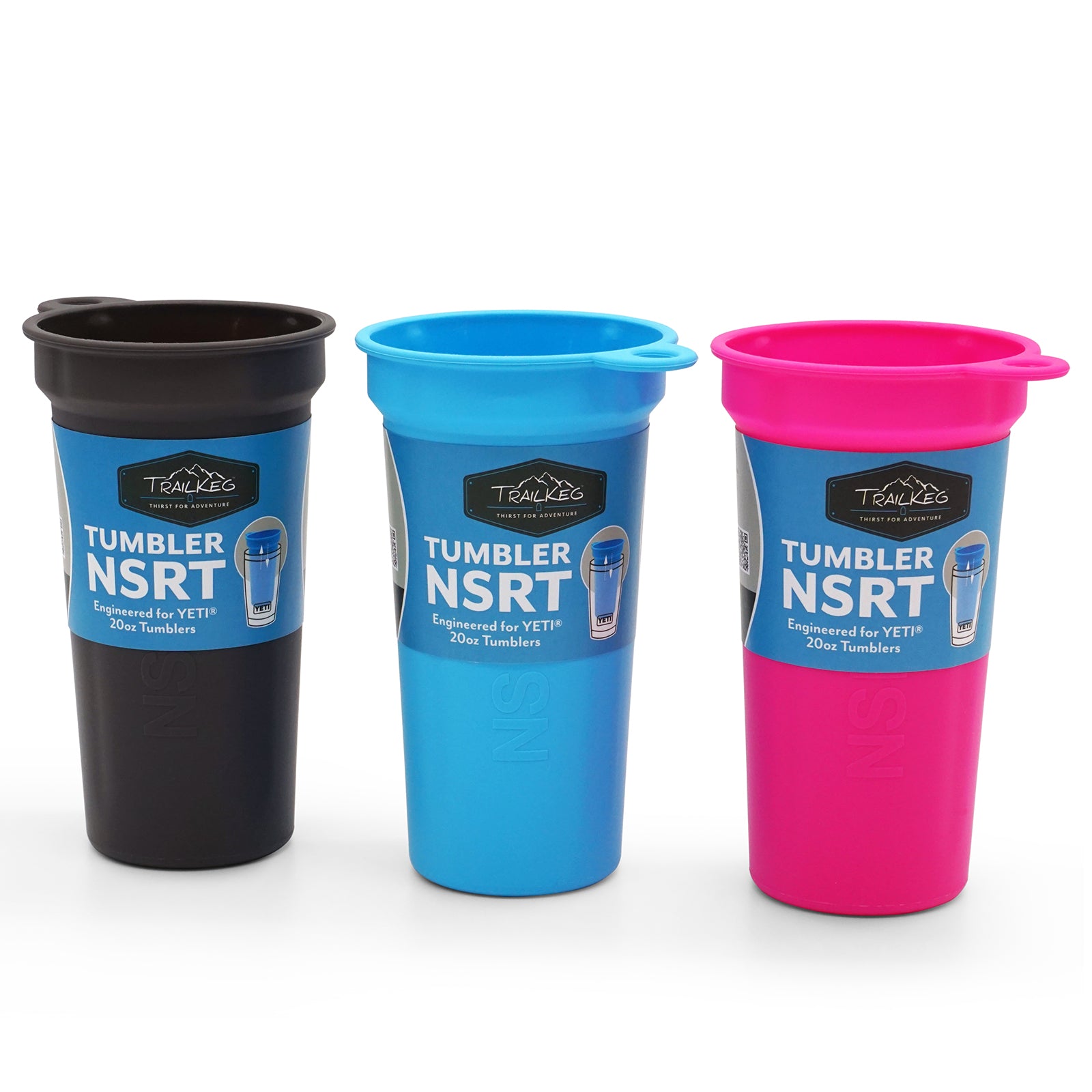 3 Pack Tumbler NSRT Gray, Blue, Orange