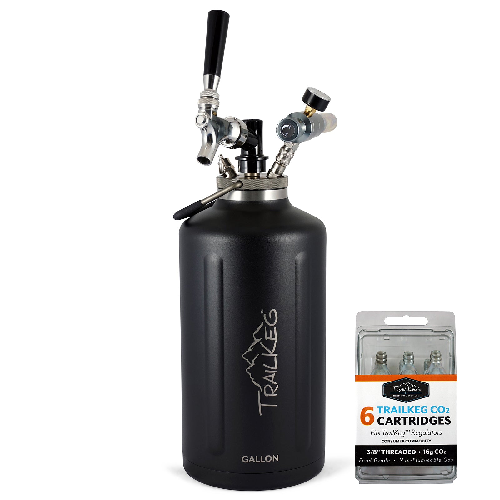 TrailKeg Gallon Package with Co2 6-Pack