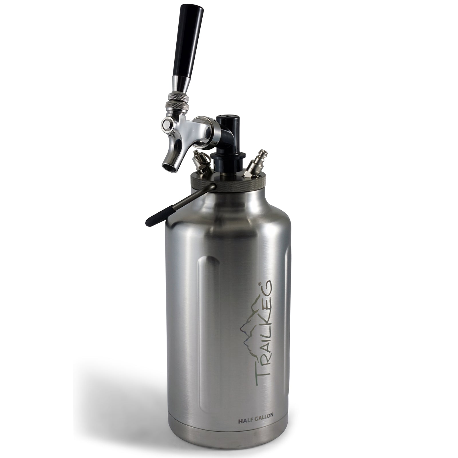 【中古】TrailKeg 1Gallon シルバー クラフトビール グラウラー TrailKeg Half Gallon Pressurized Beer Growler