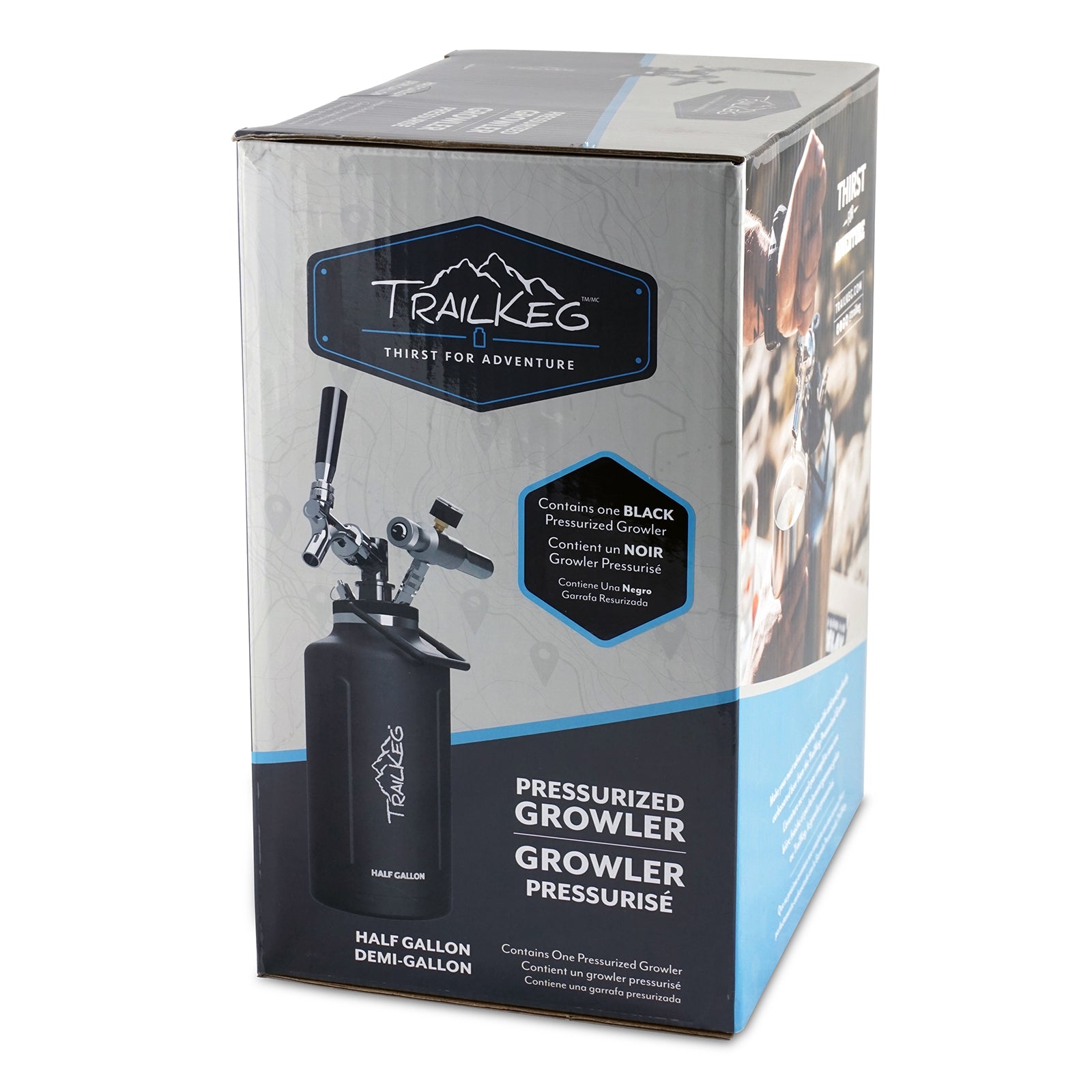 TrailKeg Pressurized Beer Growler Pro Package