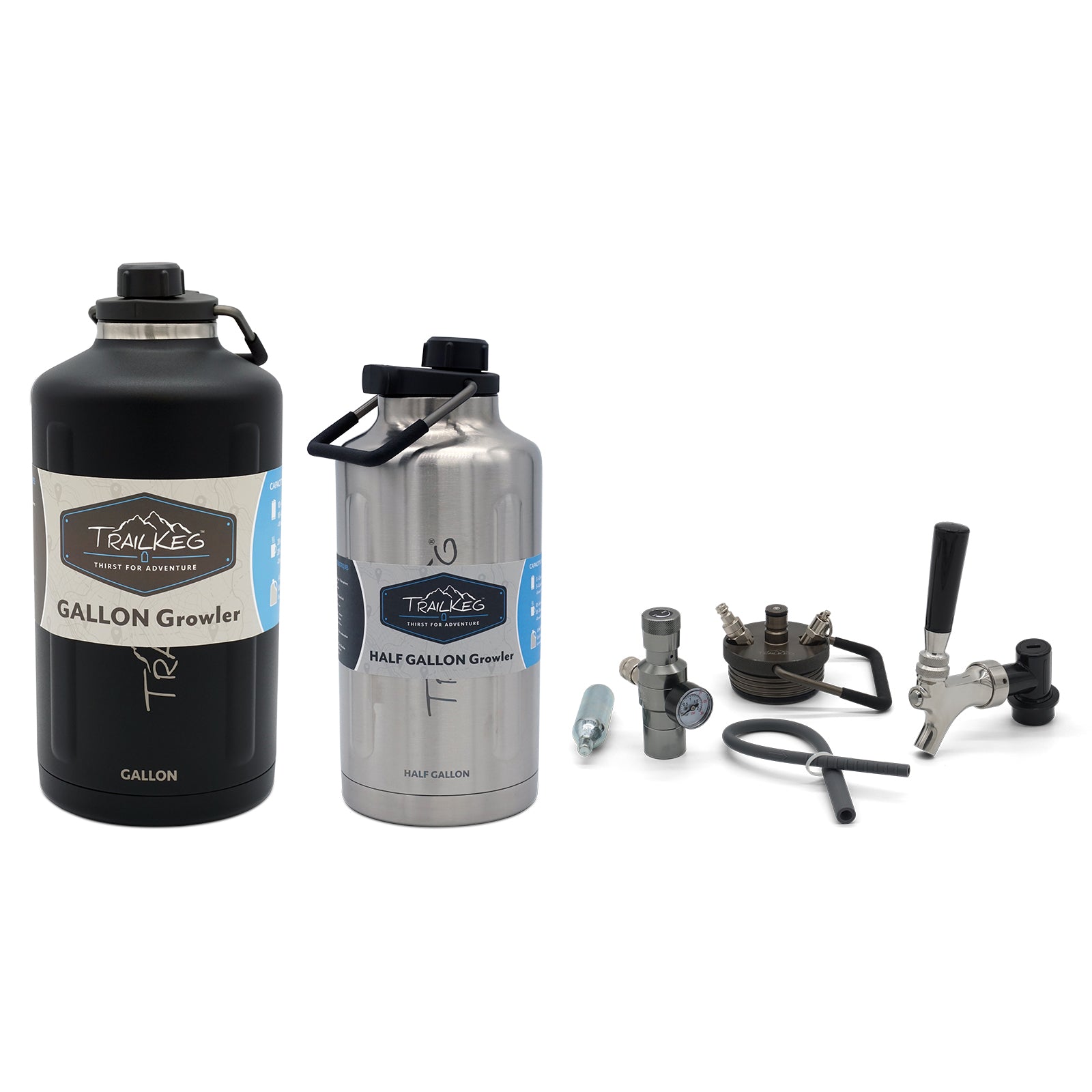 TrailKeg Pressurized Beer Growler Pro Package
