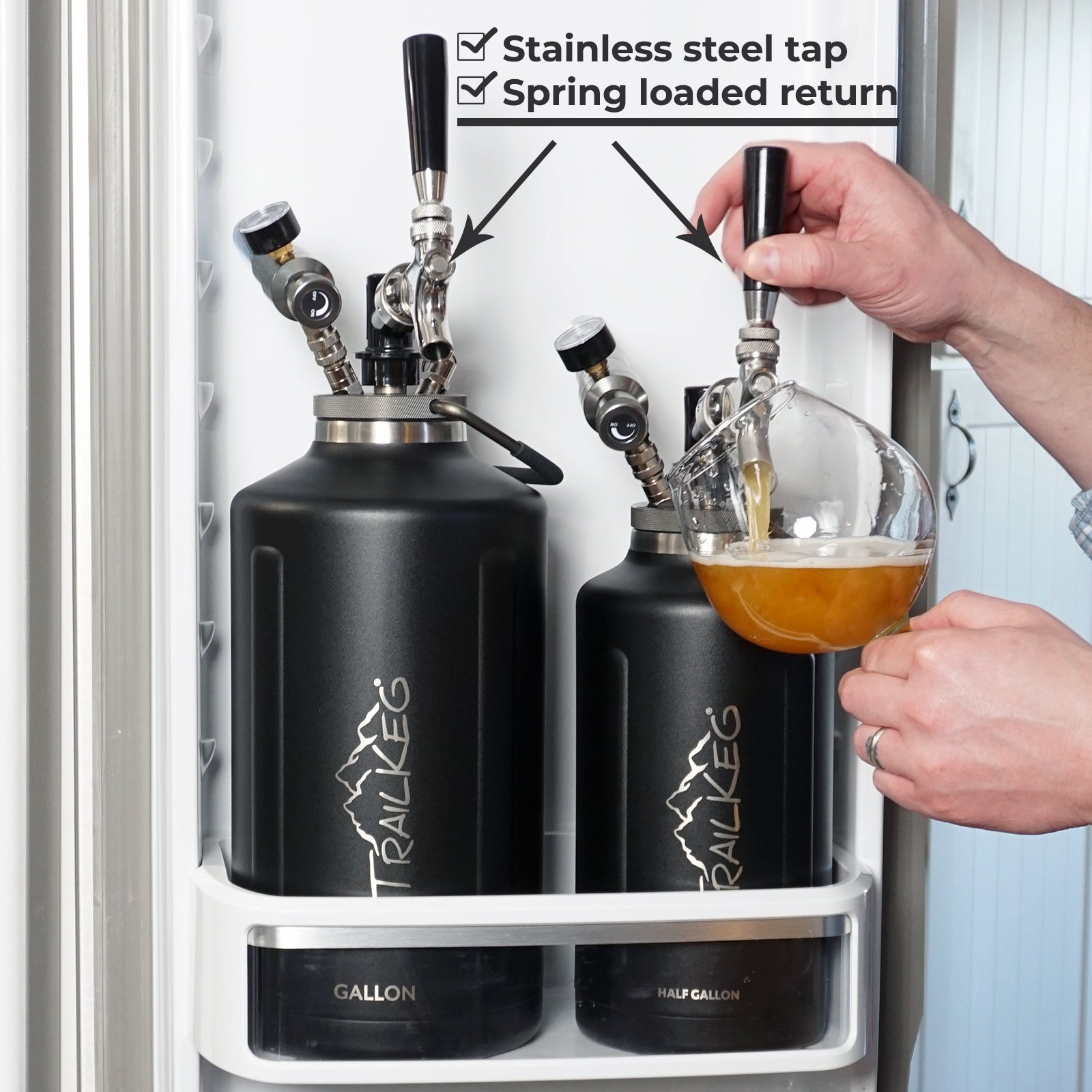 TrailKeg Gallon Pressurized Beer Growler